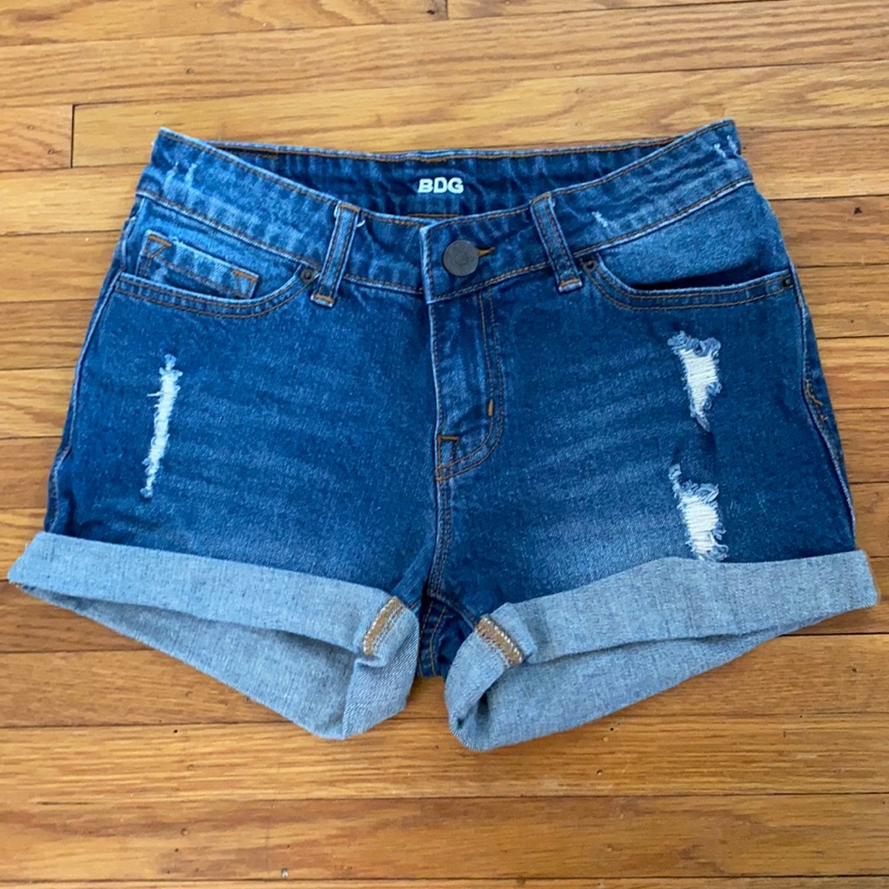 Urban outfitters mid rise jean shorts